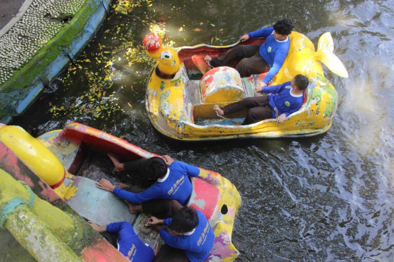 Kegiatan outbound wisata seru di Outbound Paggora bersama peserta di alam terbuka