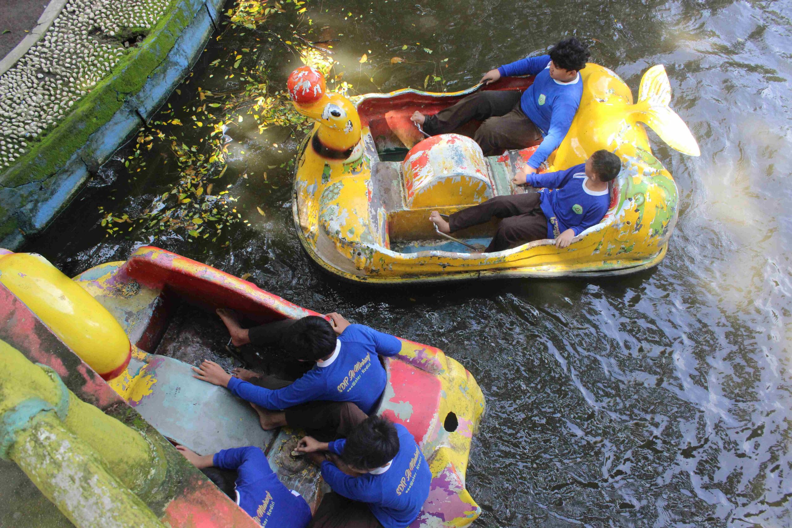 Kegiatan outbound wisata seru di Outbound Paggora bersama peserta di alam terbuka